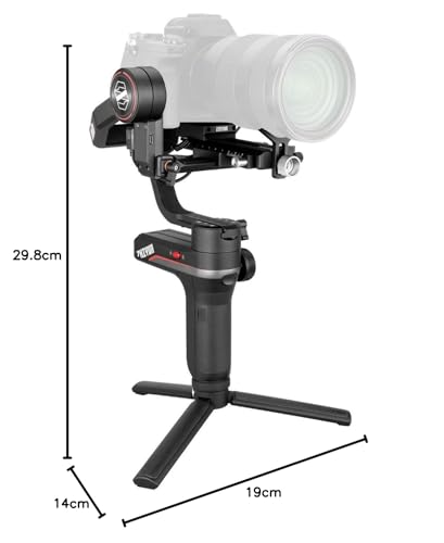 Zhiyun Weebill S Estabilizador cardán de mano de 3 ejes para DSLR y cámara sin espejo Sony A7M3 A7III A7R3 con lente GM de 24-70 mm Nikon Z6 Z7 Panasonic GH5 GH5s Canon 5D4 5D3 EOS R BMPCC 4K