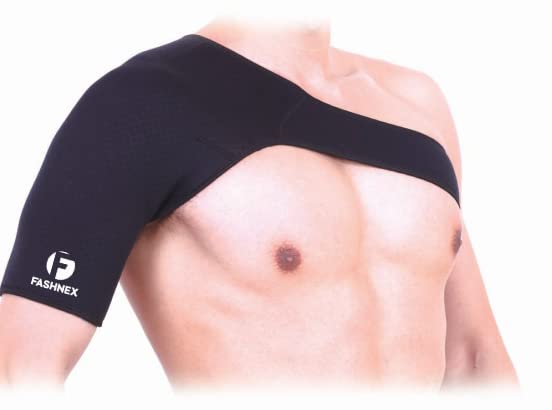 FASHNEX Neoprene Arthritis Shouder Support Brace For Men & Women For Shoulders, Black (B0B591FZ27) Amazon Price History, Amazon Price Tracker
