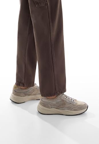 Voile Blanche Para Hombre. 2019075 Zapatillas De Piel Club22 Gris (41), Plano, Cordones, Casual - 2