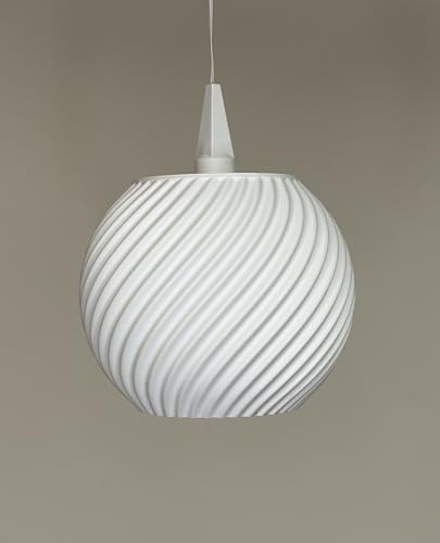 Lampenschirme für Weihnachtsstern A1 (13cm) moderne 3D-gedruckte Kugelschirme ganzjährig nutzbar einfache Montage Schirm Nora
