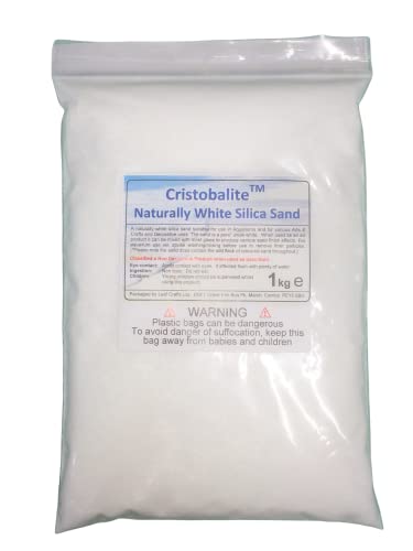 Sable Décoratif Blanc 1kg - Convient aux Aquariums Cover