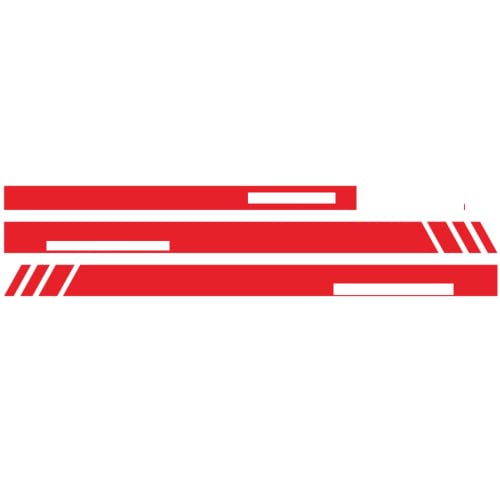 Stickers T4 T5 T6 bande latérale pour portière de VW Caravelle