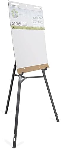 Miniatura 3 de MasterVision Almohadilla de caballete autoadhesiva Tierra, tamaño de hoja 30 x 25 pulgadas, 30 hojas cada una, paquete de 2, color blanco