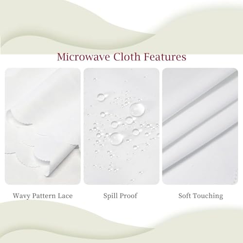 Image of Dust Proof Microwave Oven Cover for Kitchen Decor Durable Modern Design Kitchen Accessories (5)