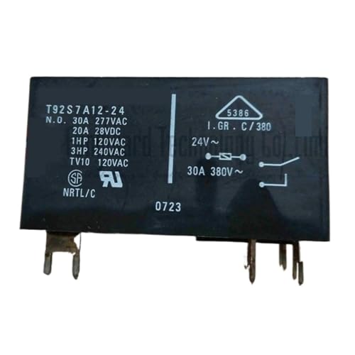Relais robuste de contrôle de puissance T92S7A12-24 6 pins 30A de haute longévité