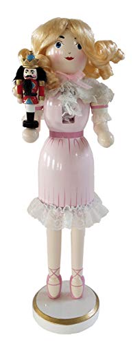 Santa's Workshop 14" Clara Nutcracker, Pink