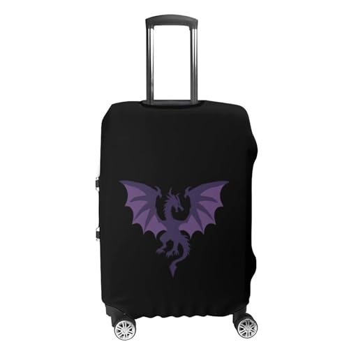 Dragon Logo Funny Travel Luggage Cover Baggage Suitcase Cover Protector Skins 19-32 Inch4