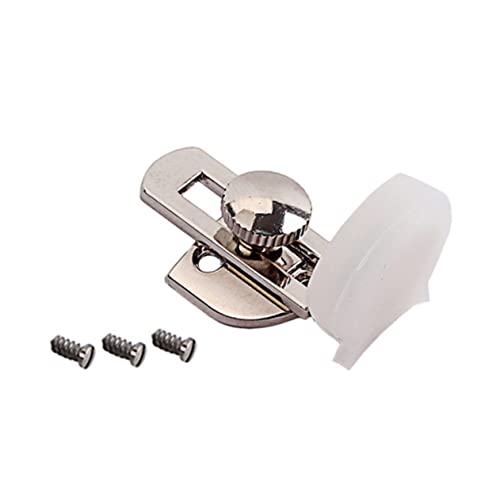 LIFKOME Finger Protector Kit with Screws Durable Thumb Rest Support for Woodwind Instruments Reduces Maintains Correct Finger Position Silver White