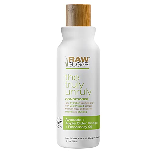 Set of 2 Raw Sugar Truly Unruly Conditioner Avocado & Apple Cider Vinegar & Rosemary Oil - 18 fl oz Each