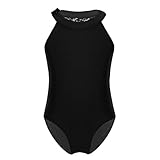 Kinder Mädchen Ballettanzug Ballett Trikot Tanz-Body Ärmellos Gymnastik Turnanzug Leotard Overall