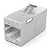 Produktbild HB-DIGITAL Keystone Modul Cat.7 Patchkabel Verbinder mit RJ45-Buchse auf RJ45-Buchse | Multimedia-Keystone für Patchpanel Netzwerkdose Keystone-Halterung Verbinder Adapter Kupplung Plug-&-Play
