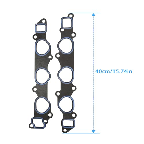 Image of Lower Upper Intake Manifold Gasket Set MS92766 Fits ES300 RX300 3.0L V6 1994-2003, Avalon 3.0L 1995-2004, Camry 3.0L 1994-2006, Highlander 3.0L 2001-2003, Sienna Solara 3.0L 1999-2003