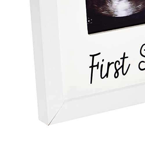 Juvale Baby Sonogram Picture Frame For 4 X 3 Ultrasound Photo, First Selfie (7 X 6.5 In, White) #TOP3