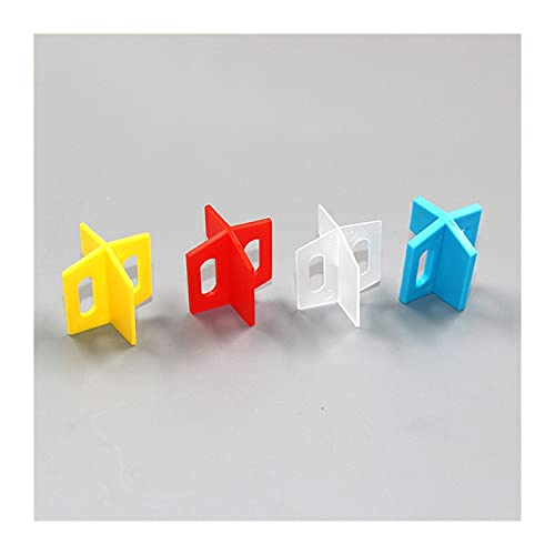 XYXXBB 100pcs 1mm Carrelage en Forme de Carreaux de nivellement Système de nivellement entretoise de Plancher de Plancher pour la Brique de Sol Cover
