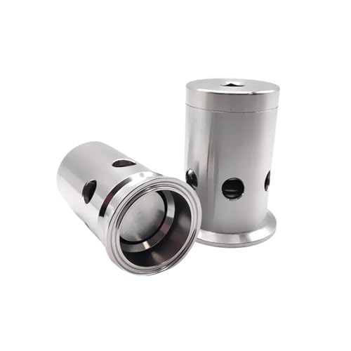 Válvula de seguridad ajustable de 0.1 Mpa con triple clamp de acero para tubería sanitaria