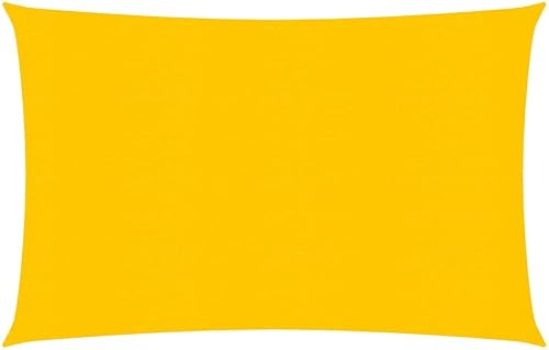 Voile d ombrage 160 g m² Jaune 2,5x4 m PEHD