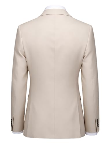 Blazer hommes deux boutons coupe ajustée veste formelle
