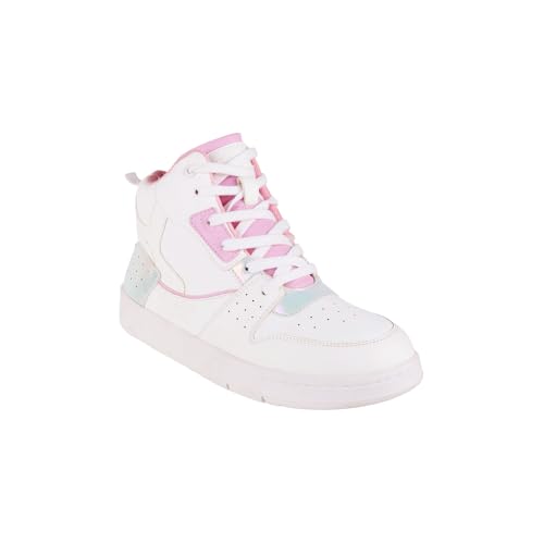 Image of Metro Women Faux Leather Fashion Lace-up Sneaker Shoes
