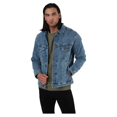JACK & JONES Herren Jjialvin Jjjacket Sa 002 Noos Jeansjacke Cover