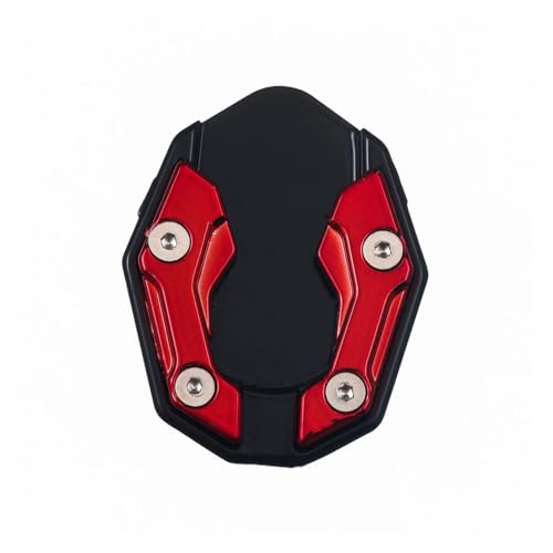 Coussinet de pied béquille NMAX en alu anodisé stabilisateur rouge