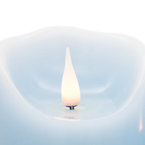 Image of Flameless LED Candles (Blue, Set of 3 (4 inch,5 inch,6 inch))