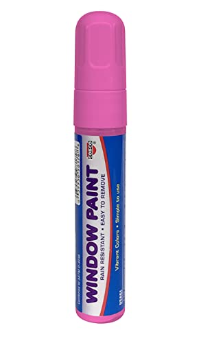 Cosco&reg; Window Paint Marker, Pink 9/16" Chisel Tip (098176)