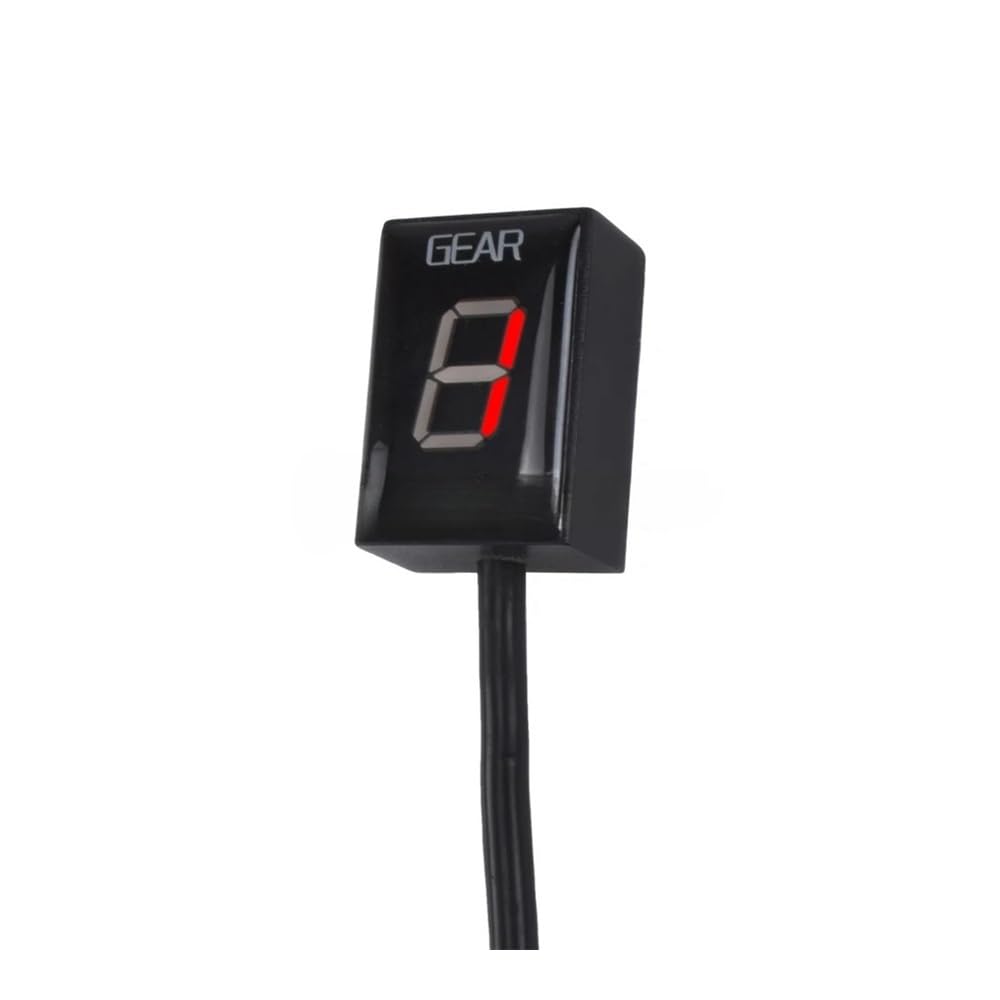 Indicatore di Marcia Digitale per Moto Tiger 800 800 2010 2011 2012 2013 Indicatore di Marcia per Moto IP68 Controllo Touch Indicatore di Marcia (Rosso Senza Anello)