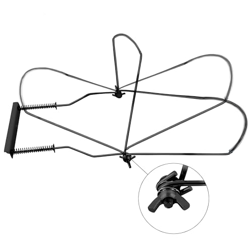 RuiJOTWAT 10-Loch-Mundharmonikaständer Verstellbare Mundharmonika-Halsklemme aus Metall 10-Loch-Mundharmonikaständer zum Aufhängen am Hals