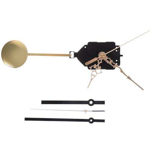 WOONEKY 壁掛け時計ムーブメント 高精金属製 振り子時計機構キット クラフト用耐久性パーツ