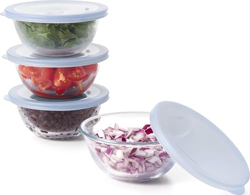 OXO Good Grips 8-Piece Glass Prep Bowl Set
