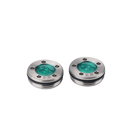 SEACLOUD Golf Custom Putter Screws Weights Green Lucky Four-Leaf 35g Compatible with Titleist Scotty Cameron Golf Club Heads Putters Newport