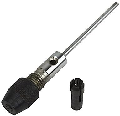 Adapter Handheld Pin Vise Chuck Set Holds up to 3/32 2.5 mm Vise with Extra Collet for Drilling Jewelry Making Holder Tool