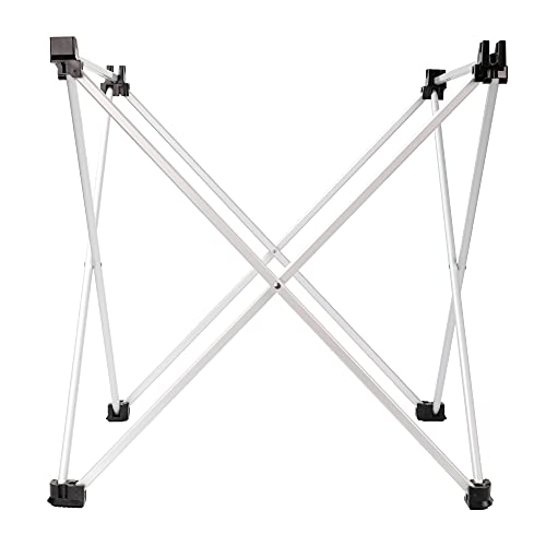 Ready Table Large Lightweight Portable Outdoor Folding Table W/Aluminum Hard Top. Useful For Beaches, Boating, Camping & More. 22X16 Portable Table W/Bag Makes For Easy Travel & Quick Setup. #TOP6