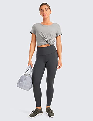 image for CRZ YOGA Women's Pima Cotton Short Sleeve Workout Shirt Yoga T-Shirt A