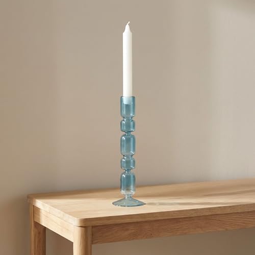 Glass Candle Holder – Taper and Pillar Candle Stand, Tabletop