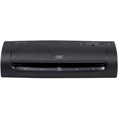 Image of GBC Laminator A4 Fusion 1100L, High Speed Laminating, 3 Minutes Warm-up Time, Hot /Cold Laminating, 75 to 125 mic Laminating Pouches, Ideal for Home Office or Small Offices, Black, 4400746EU