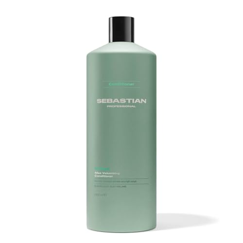 Sebastian Professional Volupt Max Volumizing Conditioner – Balsamo volumizzante che districa e liscia i capelli fini, lasciandoli morbidi, leggeri e setosi, 1L