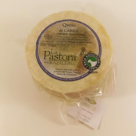 Queso curado de cabra payoyo 900g - La Pastora - De La Sierra de Grazalema, Cádiz, España. Productos Andaluces