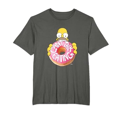 Homero de Los Simpson no Puede Hablar Comiendo rosquillas Camiseta | Ya disponible en tu tienda friki favorita! En mundofriki.es!