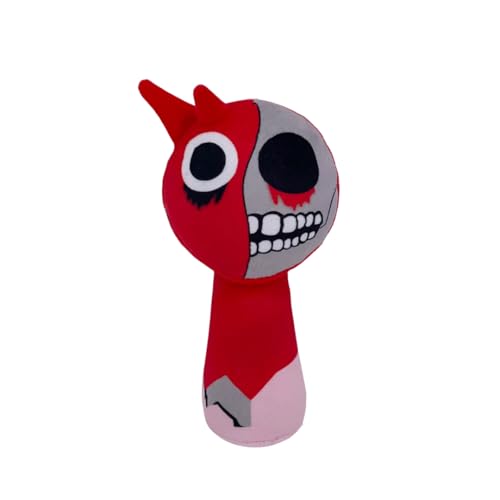 Image of Red Single Dents Sprunki Plush Toys