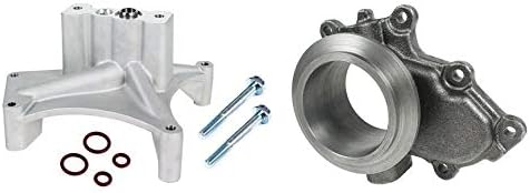 Turbo Pedestal Exhaust Outlet Housing Flange Compatible with 1999.5-2003 Ford 7.3L Powerstroke Diesel