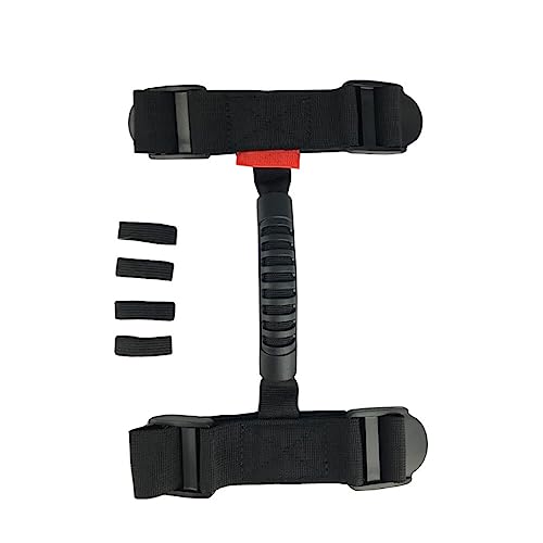 ikasus Motorcycle Side Box Handle, Carrying Handle and Lashing Strap Handle for Pannier Side Box Aluminium Top Case Flexible Motorbike Luggage Mounting Strap Carry Handle