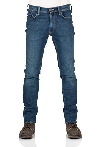 Mustang Hombre Washington 1007640 Vaqueros slim, Azul (Dark Blue 881), 32W / 34L