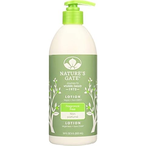 Natures Gate Lotion Fragrance Free, 18 oz Cover