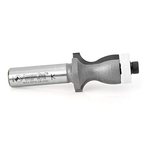 Amana Tool - 57120 Carbide Tipped Countertop No-Drip with Ultra-Glide Radius Bearing Guide