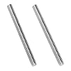 M8-1.25 x 150mm Fully Threaded Rod Studs, 18-8 Stainless Steel 304 Long Threaded Screws, Right Hand Threads, 2 PCS