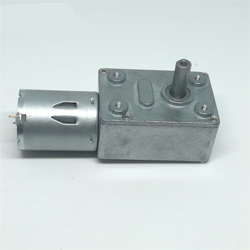 Moteur à engrenages cc JGY370 12V 2 tr/min à vis sans fin turbo en métal