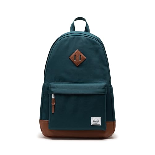 Image of Herschel Supply Co. Unisex Heritage Backpack Dark Sea /Tan, One Size