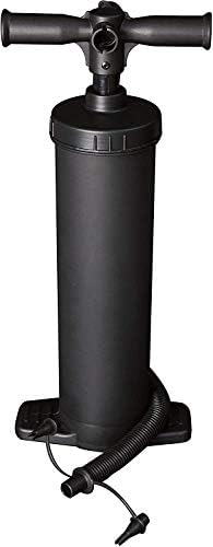 Ossian Air Hammer Inflation Pump  Heavy Duty Large Capacity Portable Manual Rapid Air Pump with Universal Adaptors to Inflate Deflate Camping Air Bed Pool Novelty Toys and Inflatables