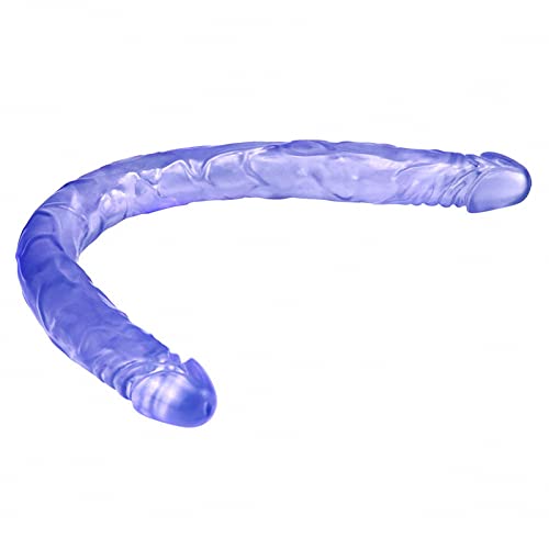 TRQOYTU Godemiché Réaliste Super Long De 55 Cm, Double Dilatation, Double Tête, Plug Anal, Plug Anal, Masseur De Prostate, Vagin, Jouet Sexuel De Masturbation En PVC Pour Hommes, Femmes